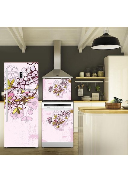 Buzdolabı, Bulaşık Makinesi ve Ocak Arkası Set Yapışkanlı Folyo 0031