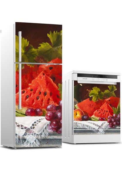 Buzdolabı ve Bulaşık Makinesi Takım Sticker 0145