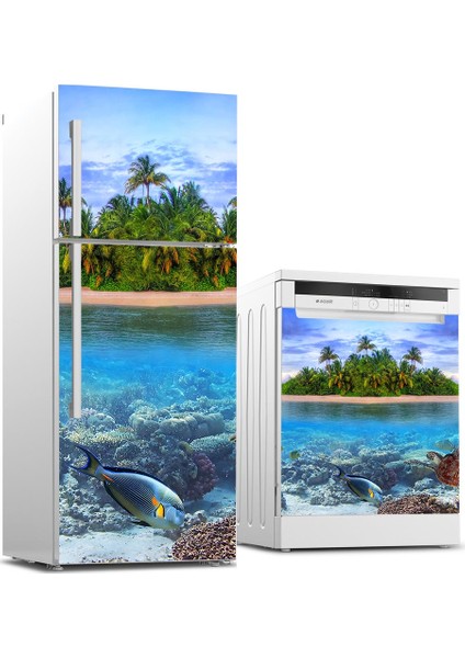 Buzdolabı ve Bulaşık Makinesi Takım Sticker 0165