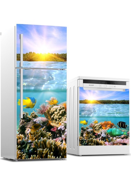 Buzdolabı ve Bulaşık Makinesi Takım Sticker 0169