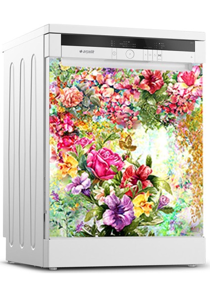 Bulaşık Makinesi Kapak Sticker 0124