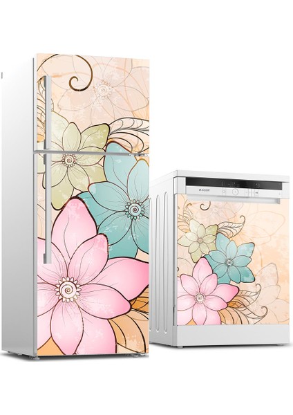 Buzdolabı ve Bulaşık Makinesi Takım Sticker 0181