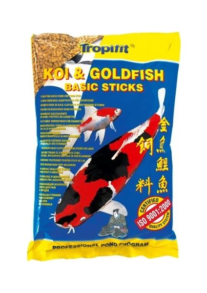Koi & Goldfish Basic Sticks 90 Gr.Folyo