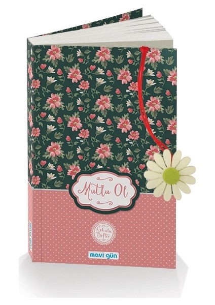 Kokulu Defter Mutlu Ol 224 Yp 13,5*21 Cm - Çizgili