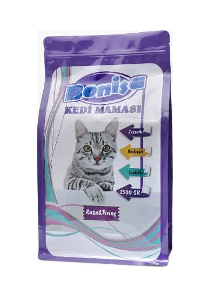 Kedi Maması Kuzu Pirinçli 2.5 Kg