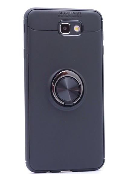 Samsung Galaxy J7 Prime Kılıf Ultra Korumalı Yüzüklü Ravel Silikon