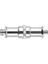 Spigot Vida Adaptörü 1/4 Ve 3/8 İnç Erkek Dişli 2
