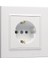 Topraklı Priz Karea Beyaz 1