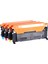 Premium® Samsung CLP325 Uyumlu 4 Renk Muadil Toner Seti 2