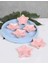 Mat Açık Pembe Mini Yıldız Çerezlik/Sosluk 8 Cm 6 Adet 1
