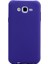 Samsung Galaxy J7 Core Premier Silikon Kılıf Nano Glass Koruyucu Mor 1
