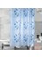 Banyo Perdesi 2x110x200 Çift Kanat Duş Perdesi Halka Hediyeli Duşakabin Perdesi 4246 1