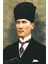 Gönder Bayrak Atatürk Kristal Parlak Saten Flama 50 x 75 cm 1