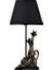 Modern Dizayn Kedi Abajur Gold Siyah 2
