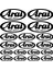 Sticker Master Arai Sponsor Set Sticker Oto Motor Pc Etiket 1