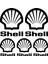 Sticker Master Shell Sponsor Set Sticker Oto Motor Pc Etiket 1
