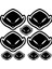 Sticker Master Ufo Sponsor Set Sticker Oto Motor Pc Etiket 1