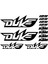 Sticker Master Ktm 125 Duke Sticker Set Oto Motor Pc Etiket 1