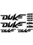 Sticker Master Ktm 125 Duke Sticker Set 2 Oto Motor Pc Etiket 1