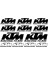 Sticker Master Ktm Racing Sponsor Team Sticker Set Oto Motor Pc Etiket 1