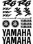 Sticker Master Yamaha R6 Yzf Sticker Set Oto Motor Pc Etiket 1