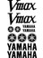 Sticker Master Yamaha VMAX Sticker Set 1 Oto Motor Pc Etiket 1