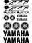 Sticker Master Yamaha YZF Sticker Set Oto Motor Pc Etiket 1