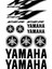 Sticker Master Yamaha YZR M1 Sticker Set Oto Motor Pc Etiket 1