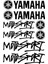 Sticker Master Yamaha Moto-Sport Sticker Set Oto Motor Pc Etiket 1