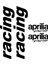 Sticker Master Aprilia Racing Sticker Set 4 Oto Motor Pc Etiket 1