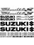Sticker Master Suzuki 600 Bandit S Sticker Set 1 Oto Motor Pc Etiket 1