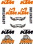Sticker Master Ktm Sticker Seti Oto Motor Pc Etiket 1