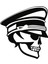 Sticker Master Captain Skull Sticker Oto Motor Pc Etiket 1