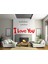 Sticker Master I Love You Duvar Sticker Oto Motor Pc Etiket 1