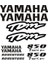 Sticker Master Yamaha Tdm 850 Sticker Set Oto Motor Pc Etiket 1