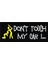 Sticker Master Dont Touch My Car Oto Motor Pc Etiket 1