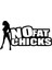 Sticker Master No Fat Chicks Sticker Oto Motor Pc Etiket 1