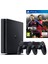 Playstation 4 Slim + 2.Dualshock + PS4 Pes 19 1
