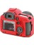 Canon 5D Mark III / 5Ds / 5DsR Silikon Kılıf (Kırmızı) 2