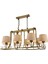 AV-1597-8ES-YM Eskitme Kaplama Modern Avize E27 Metal Cam Kumaş 92x55cm 1