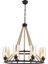 AV-4145-8BSY Siyah Boyalı Modern Avize 1