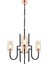 AV-4163-3BSY Siyah Boyalı Modern Avize E27 Metal Cam 62cm 1