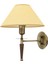 HAP-9009-1E Eskitme Kaplama Aplik E27 Metal Ahşap Kumaş 20x24cm 1