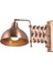 HAP-9082-CPR Bakır Kaplama Aplik E27 Metal 22x45cm 1