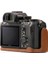 Sony Alpha A7 III, A7R III, A9 (Tek Dip) Hakiki Deri Kamera Çantası 2