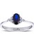 lı Oval Safir Yüzük 1020230 1