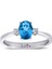 lı Blue Oval Topaz Yüzük 1030162 1