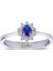 lı Oval Safir Anturaj Yüzük 1050243 1