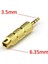6,3mm dişi to 3,5mm stereo erkek çevirici metal gold jak 2