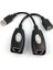 Platoon NHP-039 USB To RJ45 Extension Çevirici Adapter 1